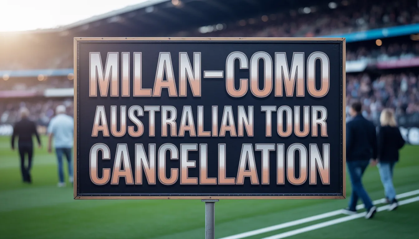 The Milan-Como Australian Tour Cancellation.